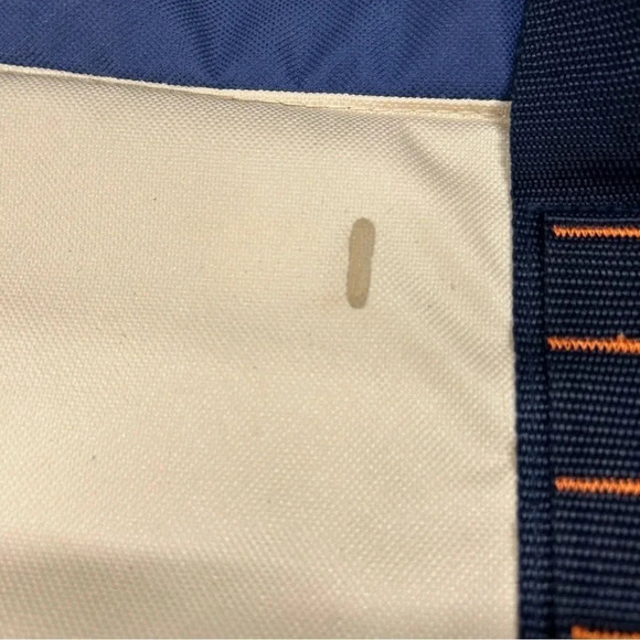 Disney Cruise Line Poly Peva Insulated Cooler Bag Navy and Cream EUC - Picture 5 of 10